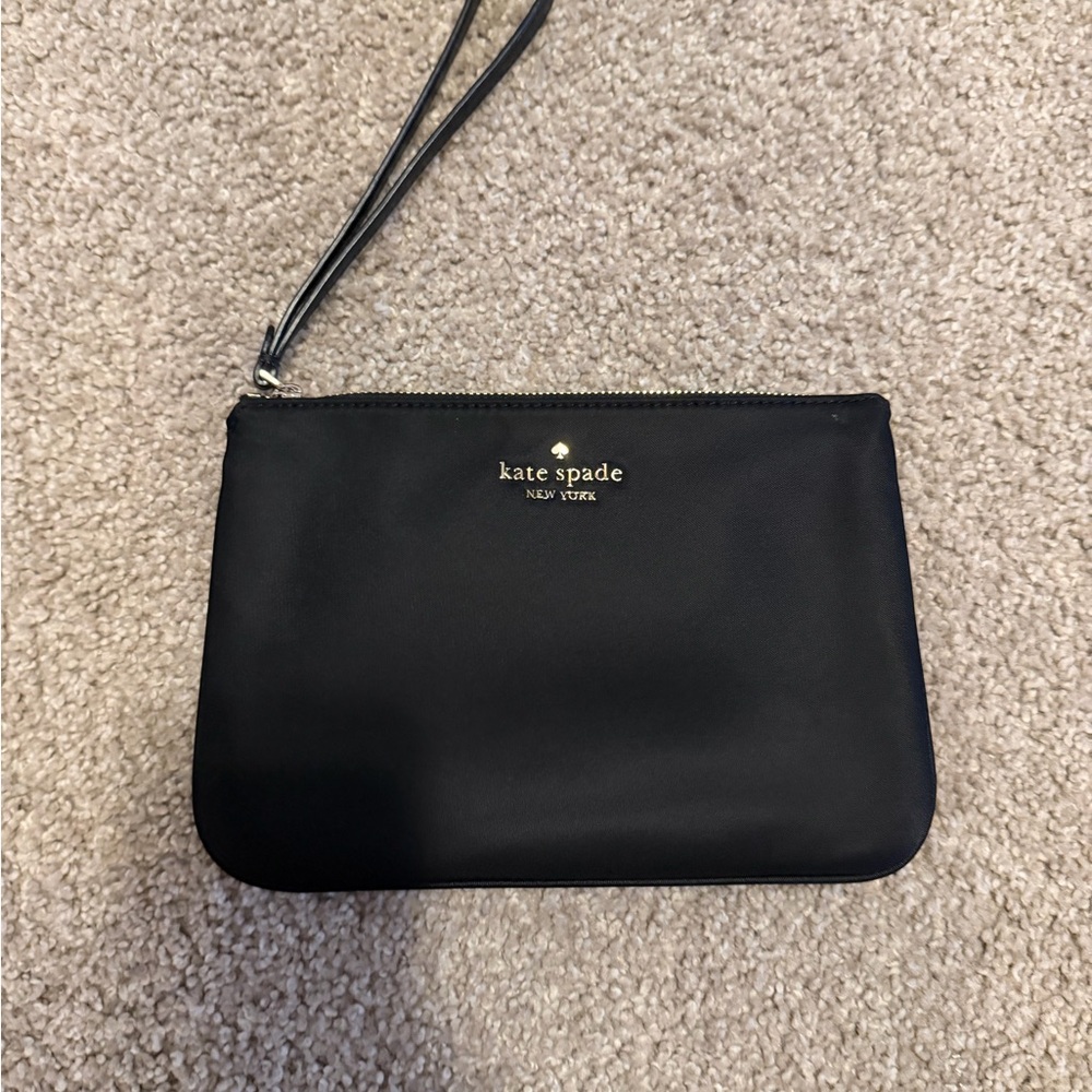 Kate Spade Black Nylon Wristlet